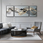 Large Framed Modern Luxury Abstract Wall Art - Image 3