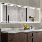 Ratsamee 96x36 Inch Led Mirror for Bathroom by RATSAMEE