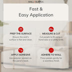 Wall!Supply - 3D Wall Panels – Geo Lite White Wall Covering - Lightweight - Image 4