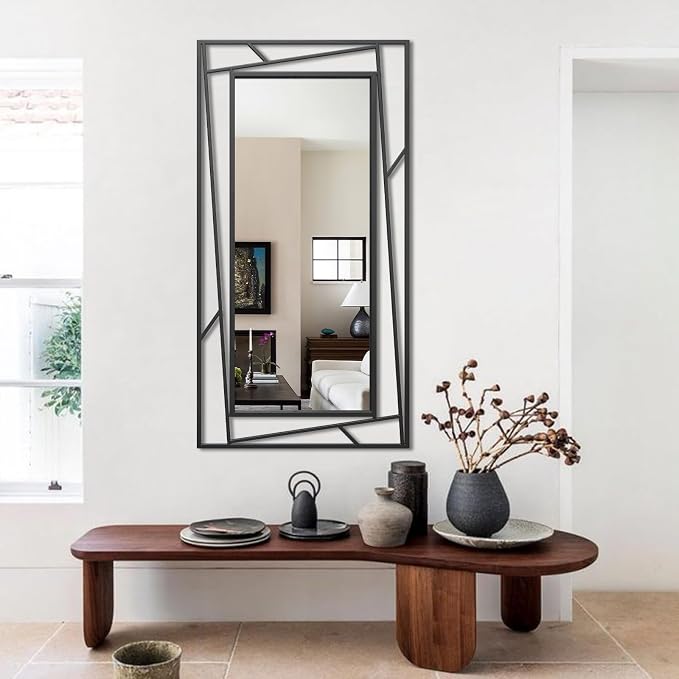 Rectangular Wall Mirror, Hang Horizontally or Vertically - Image 3
