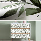 Livebor Green Leaf Wallpaper Peel and Stick Olive Leaf Contact Paper 17.7inch x - Image 5
