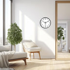 XNM Small Wall Clock Modern Wall Clocks Battery Operated 10 Inch Silent Non - Image 4