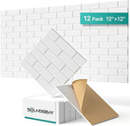 Soundsbay Acoustic Panels Self Adhesive, 12 Pack High Density Sound Proof Foam by Soundsbay