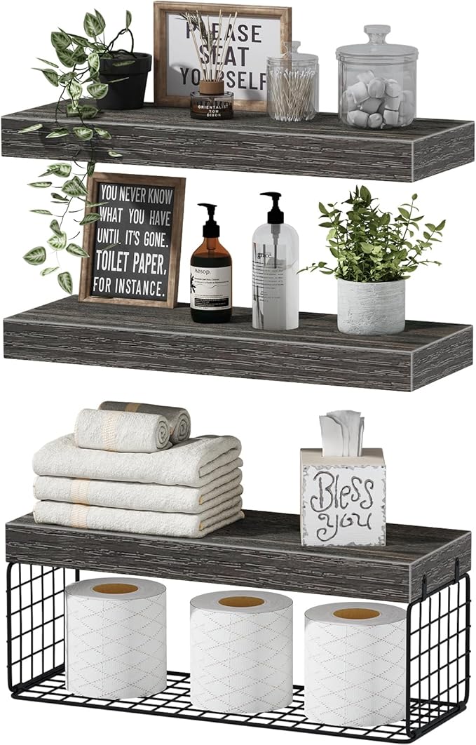 QEEIG Bathroom Shelves Over Toilet by QEEIG
