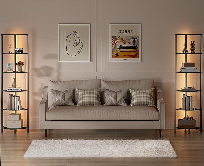 Furnulem 6 Tier Corner Shelf - Image 7
