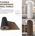 94.5 x 23.6 in Acoustic Wood Wall Panels, 3D Flexible Soundproof Absorbing - Image 6