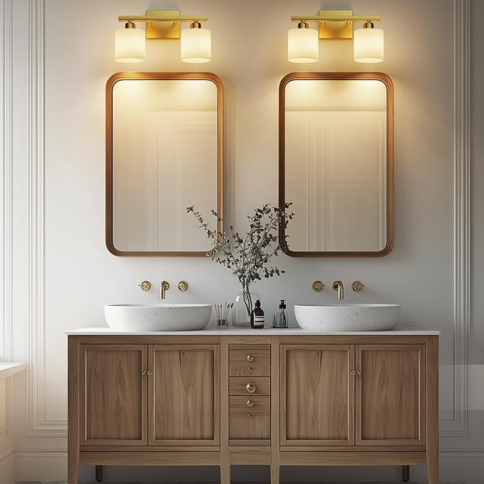 PARTPHONER Bathroom Light Fixtures, Bathroom Lighting Fixtures Over Mirror - Image 8
