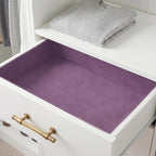 VEELIKE Lavender Purple Velvet Drawer Liner Self Adhesive Velvet Contact Paper - Image 3