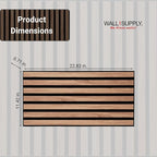 Wall!Supply 3D Soundproof Wall Panels – Acoustic Walnut Finish – EPS Foam - Image 5