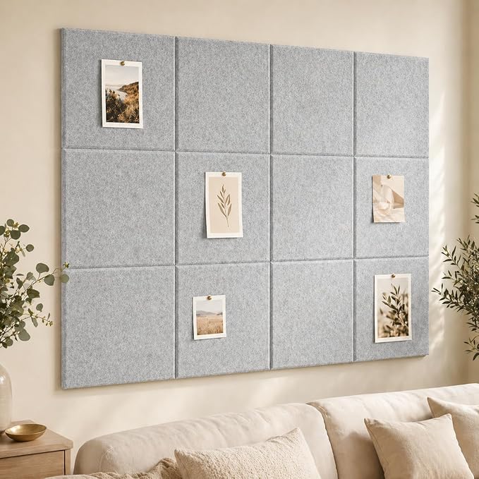 Large Cork Boards for Walls – 36" x 24" Self Adhesive Felt Wall Tiles - Image 8