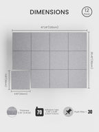 Bumusty Large Cork Board 48" x 36" Alternative - Image 2
