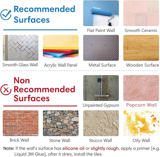 COMSTICKC 3D Gray-White Faux Brick Wall Stickers Peel and Stick Wall Covering - Image 9