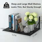 Deep Floating Wall Shelves - Image 3