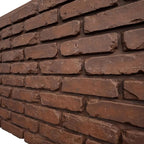 EverStone Aged Brick Faux Brick Panel, 46 7/8"W x 27"H x 1 1/4"D, Pizzeria Color - Image 7