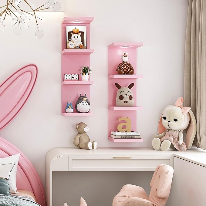 LitaEther Versatile 4 Tier Wall Shelf Unit, Display Floating Shelf - Image 4