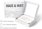 HAUS AND HUES Grey Floral Wall Art - Image 4