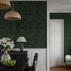 Abyssaly Dark Green Peel and Stick Wallpaper - Image 9