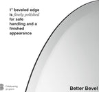 Better Bevel Frameless Oval Mirror - Image 4