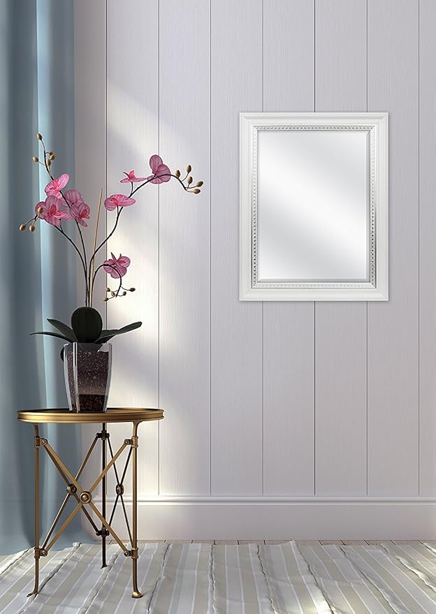 MCS 23x29 Large Wall Mirror, Vertical & Horizontal Wall Hanging Mirror - Image 5