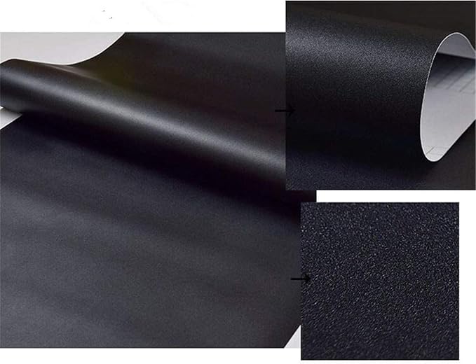 Yancorp 24"x120"Matte Black Contact Paper Peel and Stick Wallpaper Solid Teal - Image 5