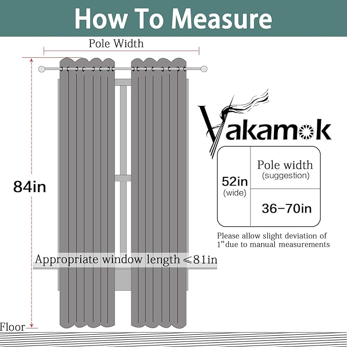 Yakamok 100% Cream Blackout Curtains - Image 8