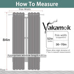 Yakamok 2 Thick Layers 100% Completely Blackout Window Curtains, Thermal - Image 8