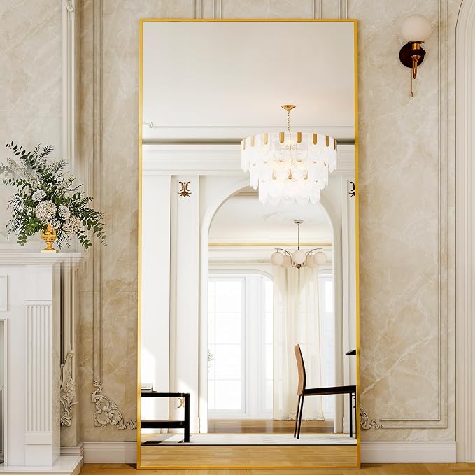 GLSLAND-38 x 77" Rectangular Full Length Mirror - Image 9