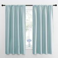 NICETOWN 2 Panels Blackout Curtains, Rod Pocket Thermal Insulated Curtains by NICETOWN