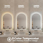 Sweetcrispy 20“×28” LED Bathroom Backlit Mirror - Image 4