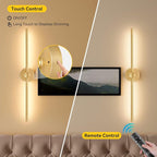 Ouyulong Battery Operated Wall Sconces Set of 2, 8000mAh Wireless Rechargeable - Image 6