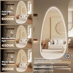 Led Full Body Mirror, Frameless Hanging Dressing Mirrors - Image 3