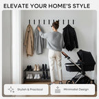 Homeforia Wall Coat Hook Rack - Image 2