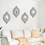 ZEXUIRU 4 Set. Rustic Wall Mirrors - Image 7