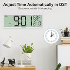 14.5'' Large Digital Wall Clock Battery Operated - Image 5