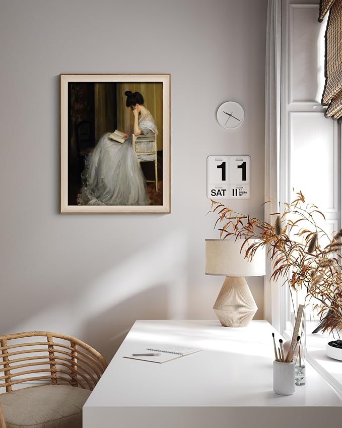 VIYYIEA Framed Canvas Wall Art, Woman Portrait Wall Art - Image 3