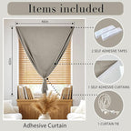 Magic Tape Window Curtain - Image 6