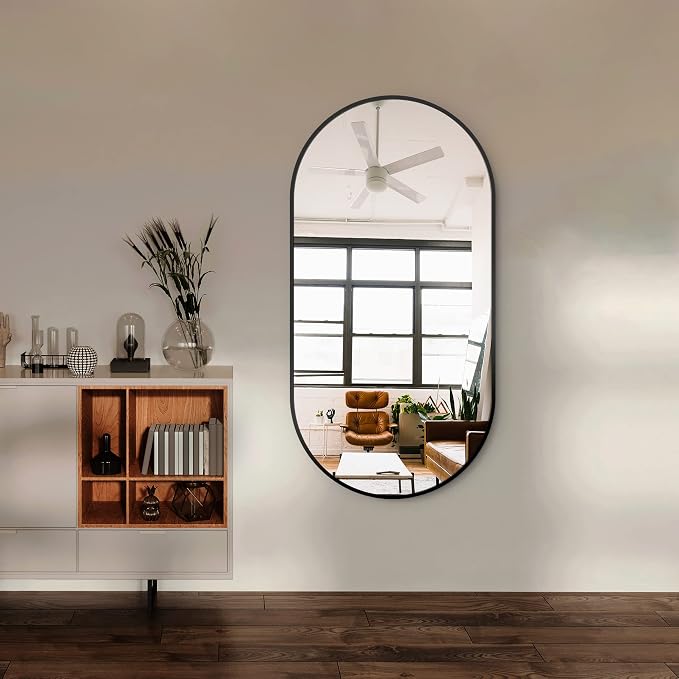 Delma Bathroom Wall Full Length Mirror - Image 3