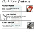Clockswise Vintage Grandfather-Style Wall Clock - Image 4