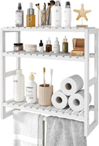 Galood Over The Toilet Storage Bathroom Shelves Wall Mounted 3 Tier Space Saver by Galood