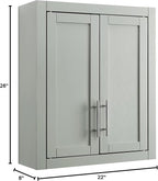 Crosley Furniture Savannah Wall Mounted Bathroom Storage Medicine Cabinet - Image 15