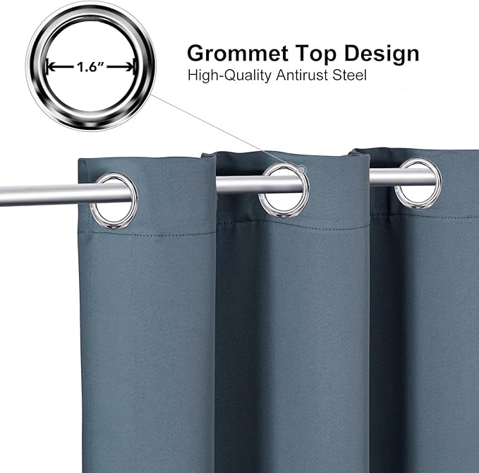 ChrisDowa Grommet Blackout Curtains - Image 2
