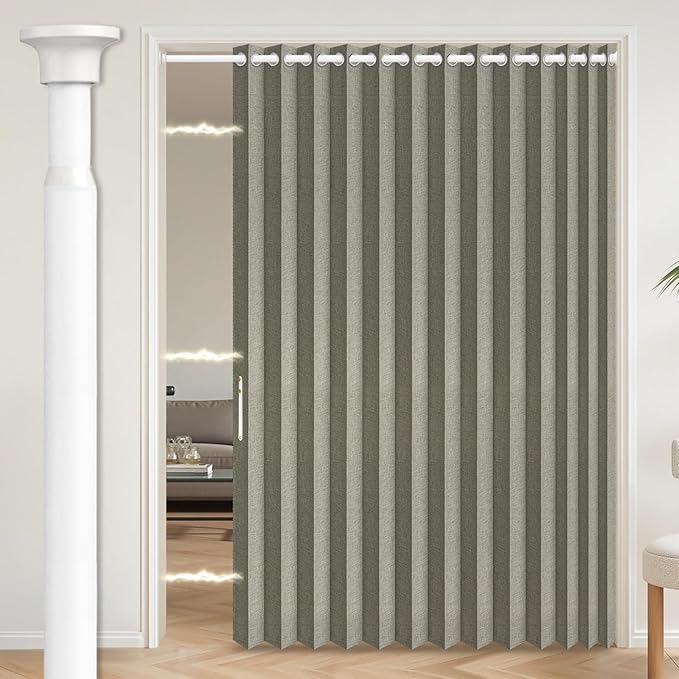 AJAZZ Blackout Accordion Door Curtain - Image 9