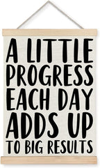 Supwhd Aesthetics Positive Affirmations Wall Decor, Inspirational Add Up to Big by Homedecoration