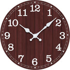 Wall Clock, Modern Wall Clocks Battery Operated, Silent Non Ticking Clock by wallclock