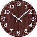 Wall Clock, Modern Wall Clocks Battery Operated, Silent Non Ticking Clock by wallclock