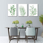 Bwodke Botanical Wall Art Plant Floral Watercolor Poster Canvas Prints Set of 3 - Image 2