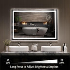 GarveeHome 45x30 LED Bathroom Mirror - Image 6