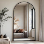 Prywot Arched Floor Mirror, 76 "x 34" Full Length Mirror Wall Mirrors Hanging - Image 3