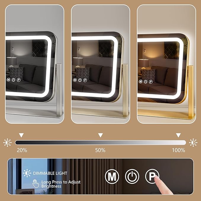 Ratsamee Gold Vanity Mirror - Image 5