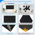 18 Pack Acoustic Panels, Sound Proof Foam Panels - Image 5